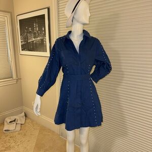 Elegant Navy Blue Dress